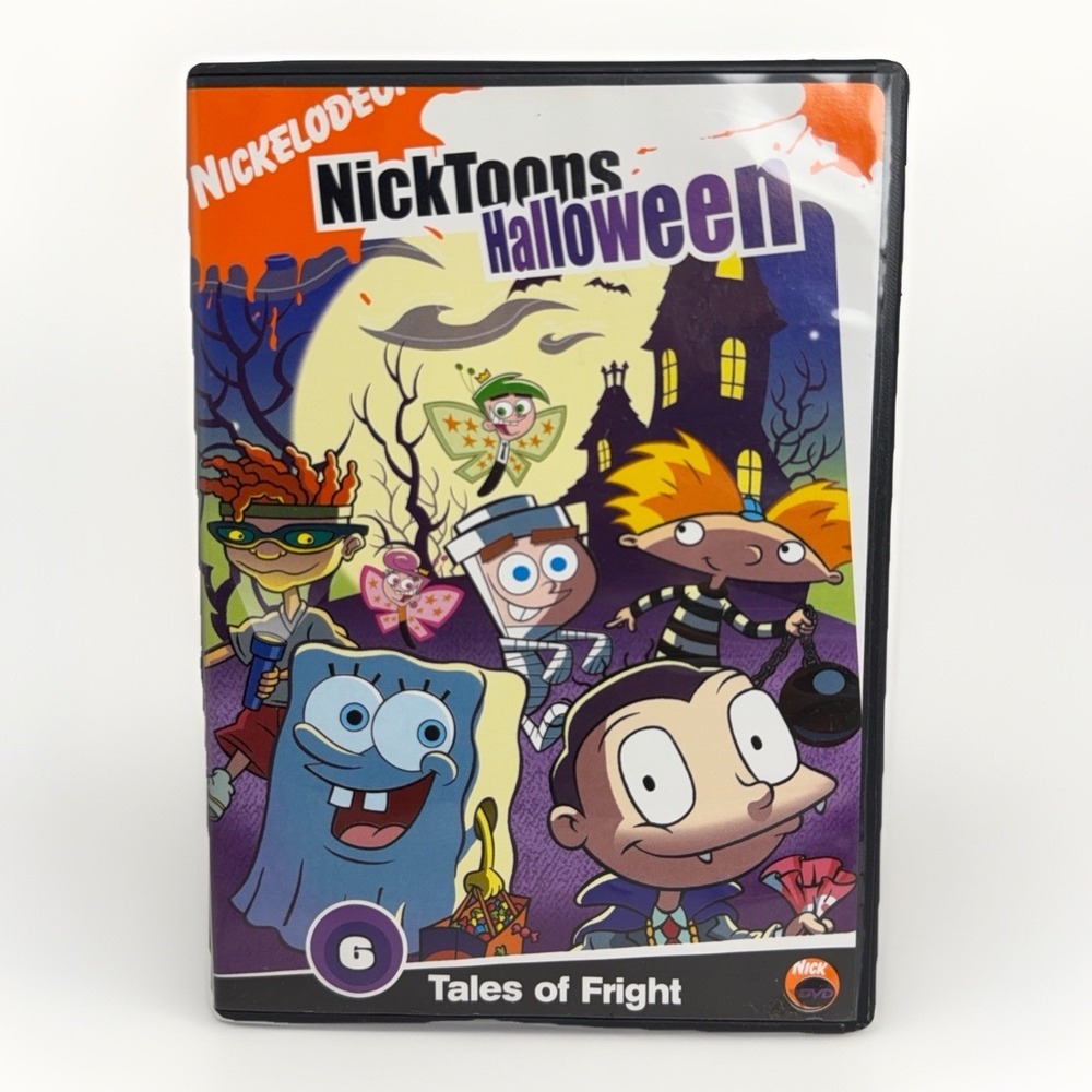 Nicktoons Halloween Tales of Fright DVD Nickelodeon SpongeBob Rugrats  OOP 2003